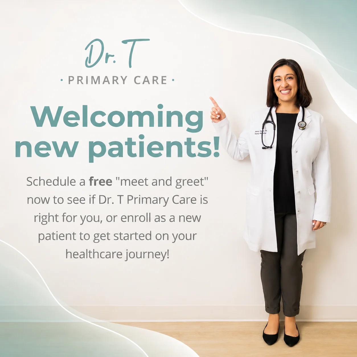 welcoming new patients